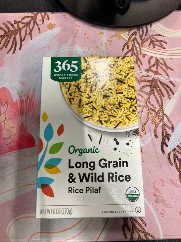 Photo 1 of 365 by Whole Foods Market, Organic Long Grain & Wild Rice Pilaf, 6 Ounce (Pack of 4)