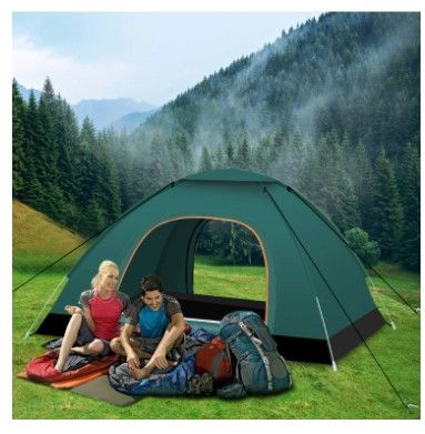 Photo 1 of 2 Person Instant Automatic Pop up Camping Tent, Waterproof Windproof and UV Protection, Lightweight Outdoor Tent for Backpacking, Hiking, or Beach

***New
Stock photo is for reference only