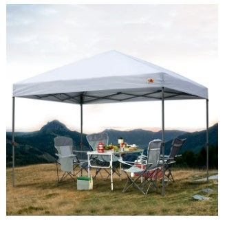 Photo 1 of 10 ft x 10 ft Easy Pop up Outdoor Canopy Tent, White


