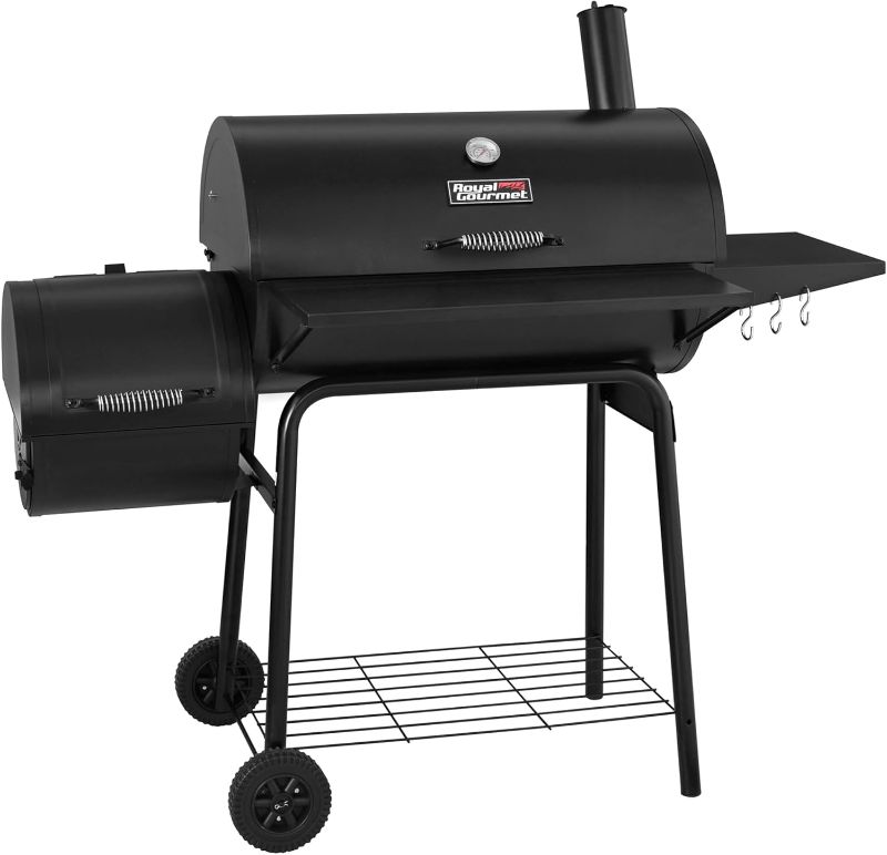 Photo 1 of 
Royal Gourmet CC1830S 30-Inch Barrel Charcoal Grill with Offset Smoker, 811 Square Inches Cooking Area, for Outdoor Picnic and Camping, Black


***NEW, FACTORY SEALED.