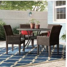 Photo 1 of **THERE ARE ONLY TWO CHAIRS****Ayomikun Outdoor Dining Armchair with Cushion