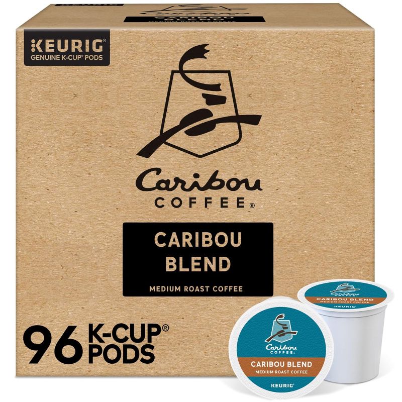 Photo 1 of 
Caribou Coffee Caribou Blend Keurig Single-Serve K-Cup Pod, Medium Roast Coffee, 96 Count