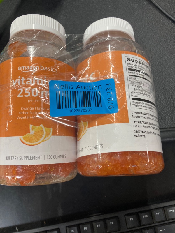 Photo 2 of (***2 PACK***)Amazon Basics Vitamin C 250 mg Gummy, Orange, 150 Gummies (2 per Serving), Immune Health (Previously Solimo)