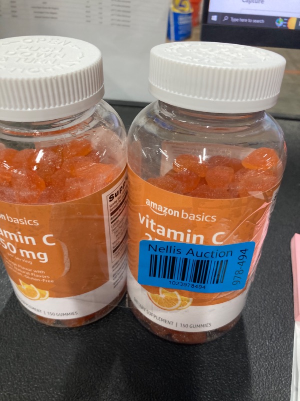 Photo 2 of Amazon Basics Vitamin C 250 mg Gummy, Orange, 150 Gummies (2 per Serving), Immune Health (Previously Solimo) (2 PACK)