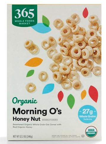 Photo 1 of 365 by Whole Foods Market, Organic Honey And Nut Morning Os Cereal, 12.2 Ounce