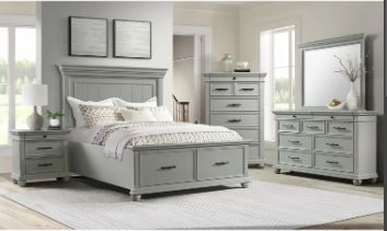 Photo 1 of Amarilis Queen Grey Headboard