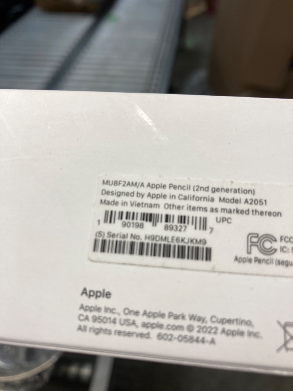 Photo 2 of Apple Pencil (2nd generation) Model A2051