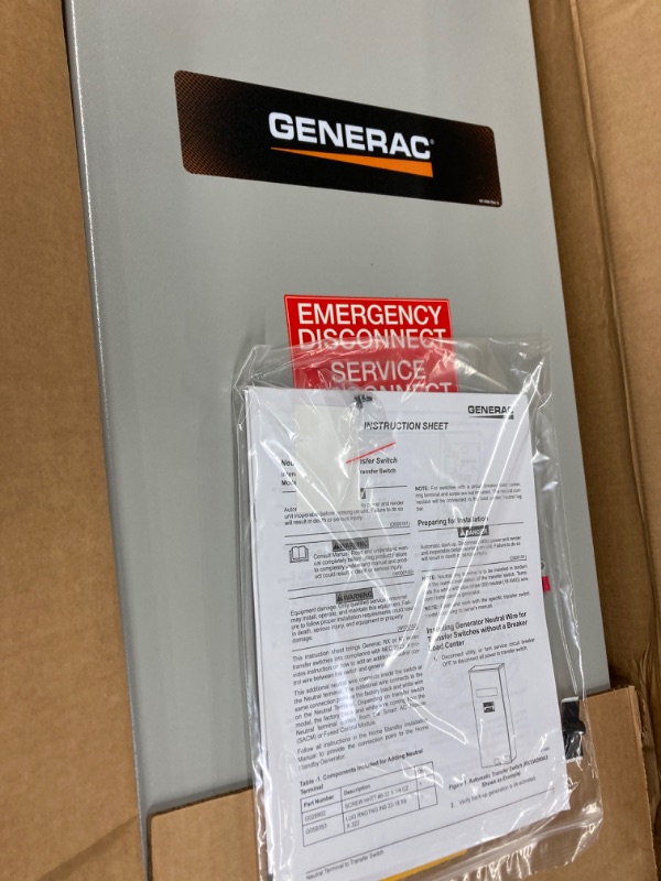 Photo 4 of Generac 7043 22kW Air Cooled Guardian Series Home Standby Generator with 200-Amp Transfer Switch - Comprehensive Protection - Smart Controls - Versatile Power - Wi-Fi Connectivity - Bisque