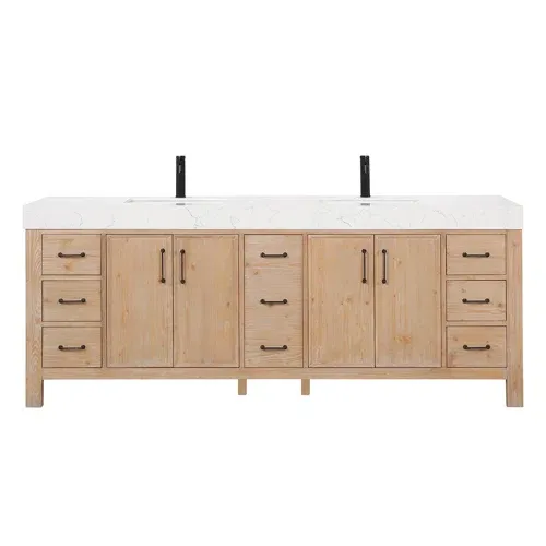 Photo 1 of Aranwen 84" Double Bathroom Vanity Set