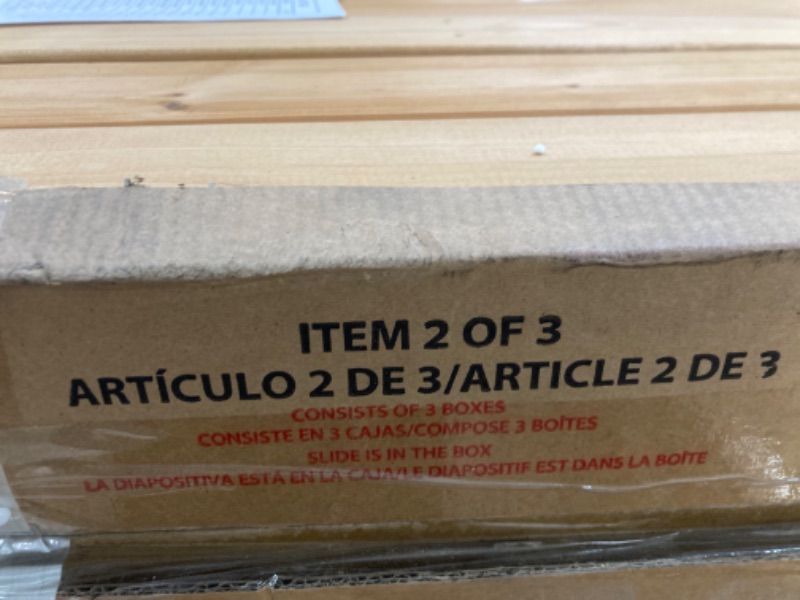 Photo 3 of ***SET ONLY COMES WITH 2 OUT OF 3 BOXES, BOX 1 IS MISSING***Backyard Discovery Belmont All Cedar Wood Playset Swing Set Green