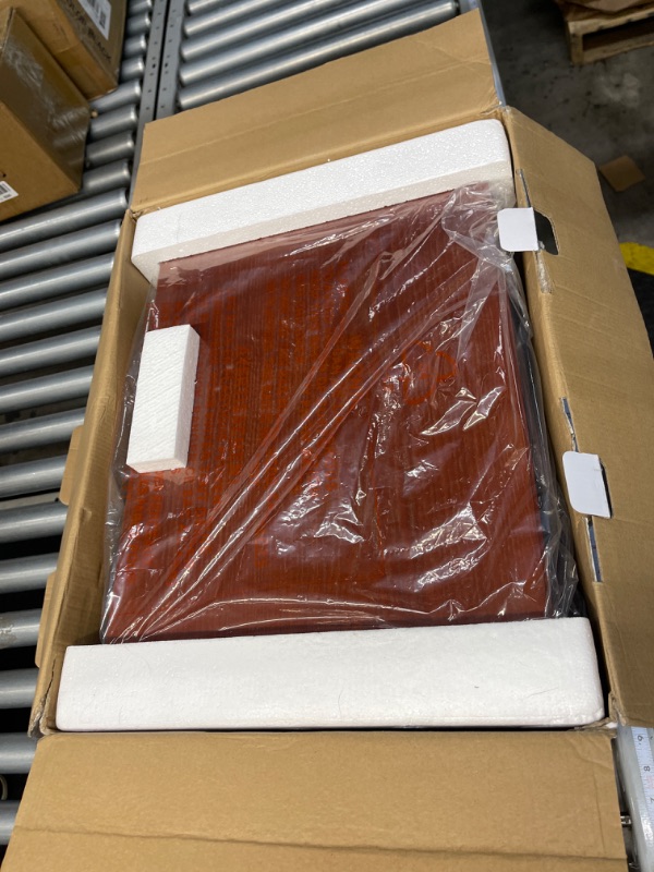 Photo 1 of Victrola 8-in-1 Bluetooth Record Player & Multimedia Center, Built-in Stereo Speakers - Turntable, Wireless Music Streaming, Real Wood | Mahogany Mahogany Record Player