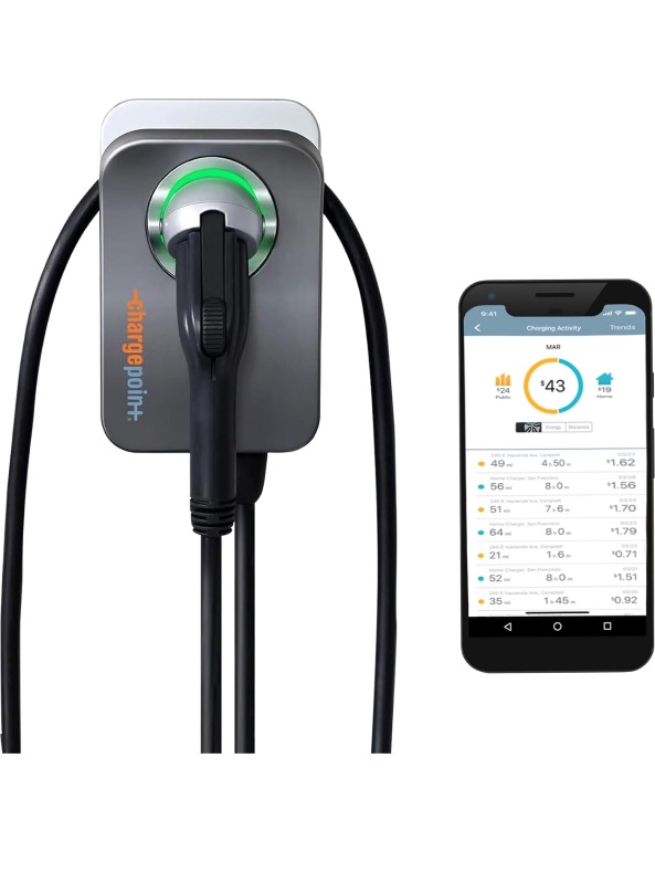 Photo 1 of Home Flex Level 2 EV Charger J1772, Hardwired EV Fast Charge Station, Electric Vehicle Charging Equipment Compatible with All EV Models