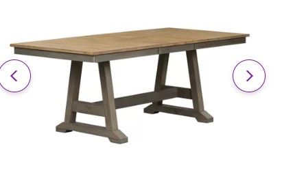 Photo 1 of Kinston 114" Solid Wood Trestle Dining Table