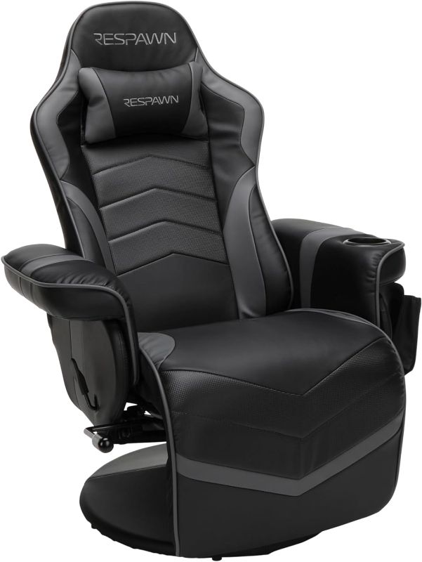 Photo 1 of RESPAWN 900 Gaming Recliner - Video Games Console Recliner Chair, Computer Recliner, Adjustable Leg Rest and Recline, Recliner with Cupholder, Reclining...