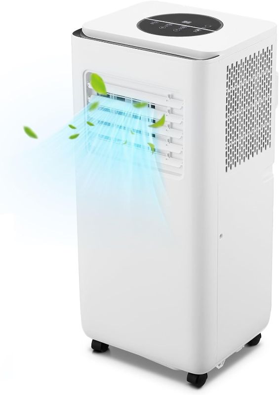 Photo 1 of 10,000 BTU Portable Air Conditioner Powerful Cooling up to 450 Sq.Ft, 3-in-1 AC Unit with Dehumidifier & Fan Mode - Efficient Energy Saving, Ultra-Quiet, Remote Control For Home, Office, School