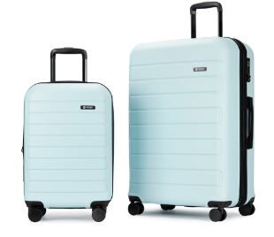 Photo 1 of ***SEE COMMENTS*** GinzaTravel 2 Piece Hardside Expandable Luggage Sets,ABS Hard Shell Double Spinner Wheels Suitcase,Celeste