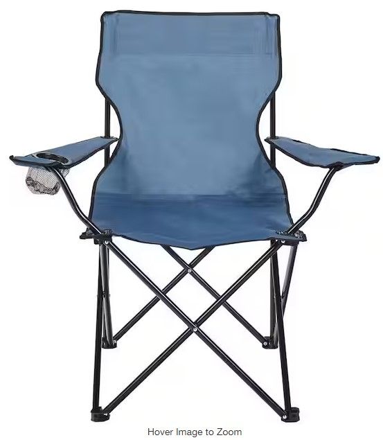 Photo 1 of 
Basic Size Blue Metal Folding Chair