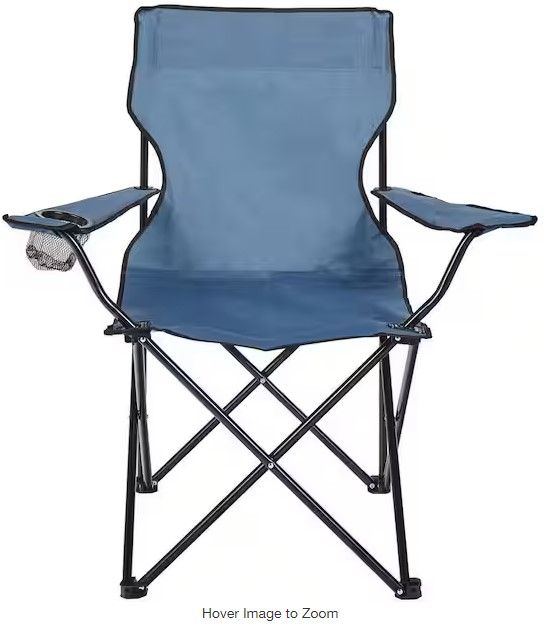 Photo 1 of 
Basic Size Blue Metal Folding Chair