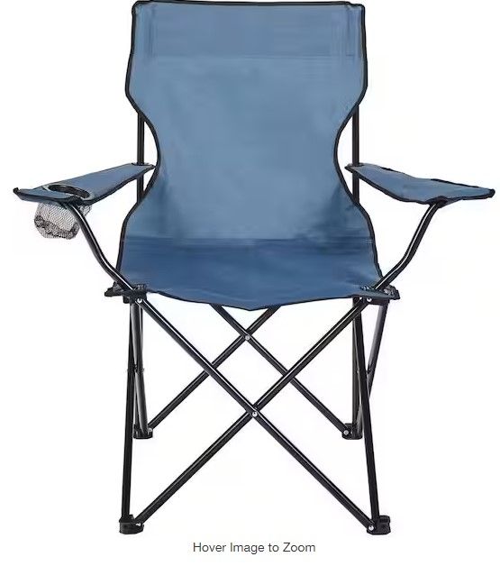 Photo 1 of 
Basic Size Blue Metal Folding Chair