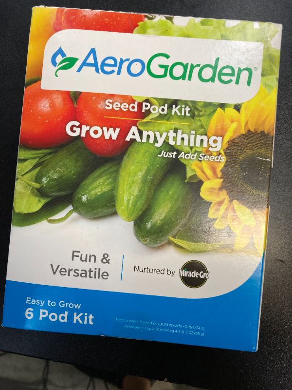 Photo 1 of AeroGarden Grow Anything Seed Pod Kit (6-pod) 6 Pods Grow Anything