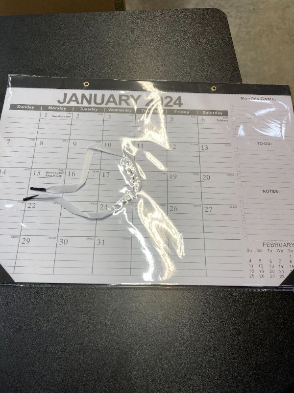 Photo 2 of Desk Calendar-Calendar 2024-2025-18 Months-January 2024-June 2025,Desk Calendar 2024 with to-do List,Thick Paper,2024 Calendar 17" x 12" For Planning Use for Home or Office.