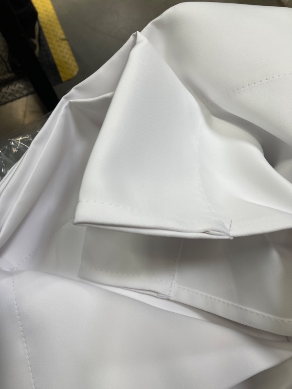 Photo 1 of 2 Pack White Curtain Panel