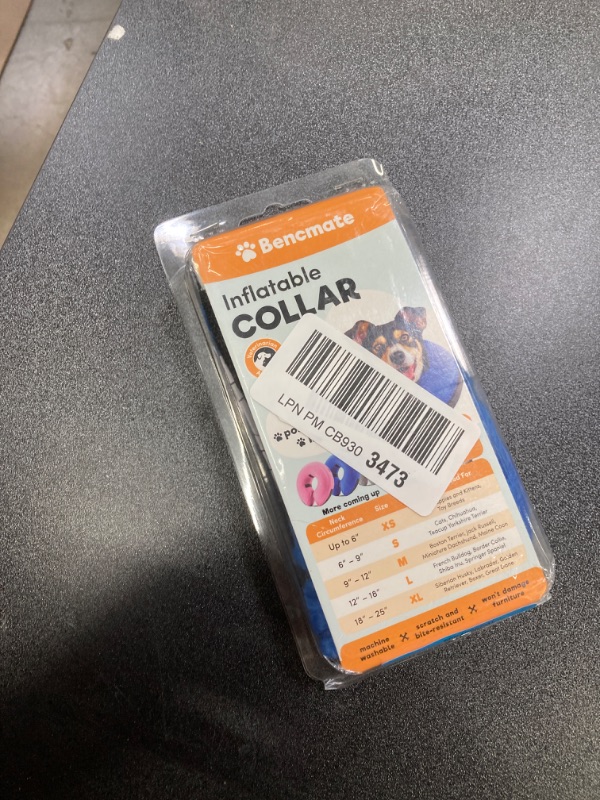 Photo 1 of 2 Packs Blue Small and X-Small (Soft Cone Collar After Surgery - Inflatable Cone Collar for Cats - Inflatable Donut Collar for Dogs Neck - Elizabethan Collar for Dogs Recovery - Alternative to Cone)
