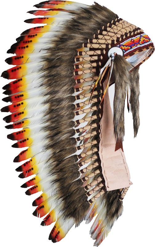 Photo 1 of Medium Feather Headdress native American Inspired
