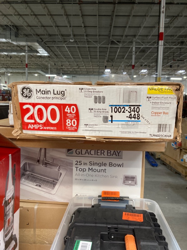 Photo 1 of 200 Amp 40-Space 80-Circuit Main Lug Indoor Load Center Contractor Kit