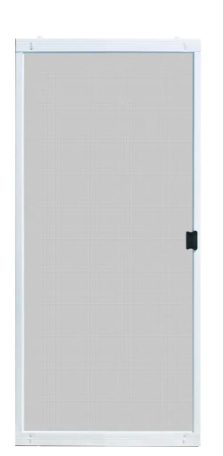 Photo 1 of 30 in. x 77 in. Adjustable Fit brown Steel Sliding Patio Screen Door