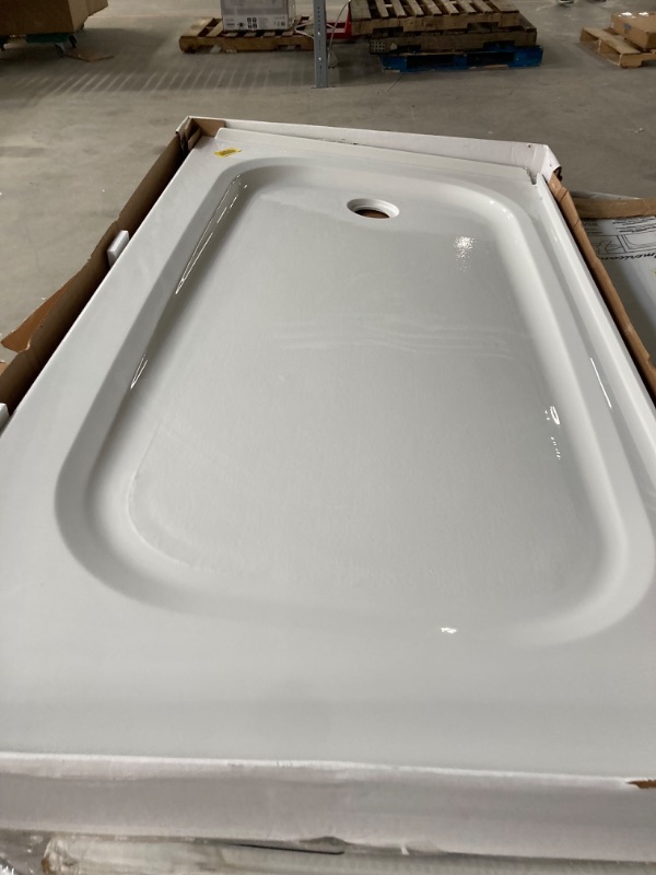 Photo 2 of American Standard Passage 60 X 32 Alcove Shower Pan Base with Right Drain in White