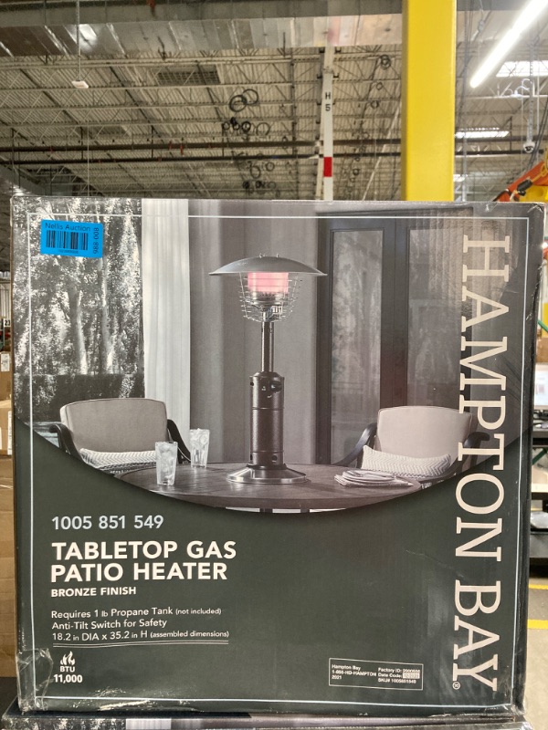 Photo 3 of 11000 BTU Powder Coat Tabletop Patio Heater