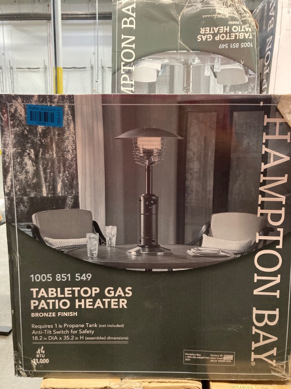 Photo 3 of 11000 BTU Powder Coat Tabletop Patio Heater