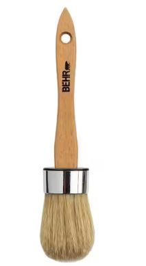 Photo 1 of 1.875 in. Chalk Decorative Oval Paint Brush