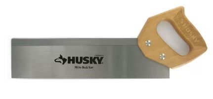 Photo 1 of 14 in. Back Saw with Wood Handle
