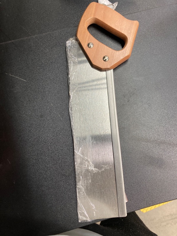Photo 1 of 14 in. Back Saw with Wood Handle