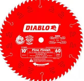 Photo 1 of 10in. x 60-Teeth Fine Finish Saw Blade for Wood