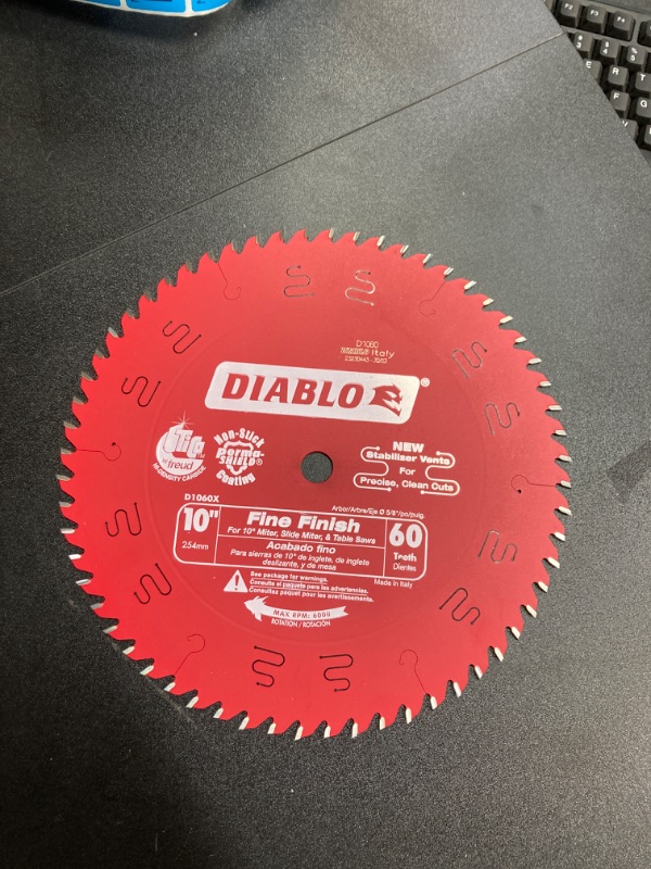 Photo 1 of 10in. x 60-Teeth Fine Finish Saw Blade for Wood