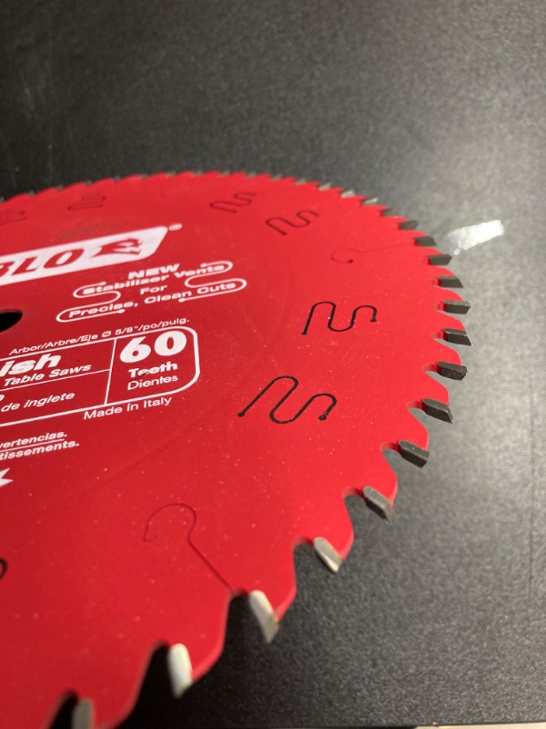 Photo 3 of 10in. x 60-Teeth Fine Finish Saw Blade for Wood