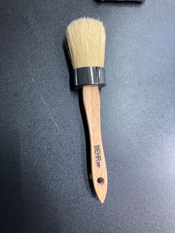 Photo 2 of 1.875 in. Chalk Decorative Oval Paint Brush