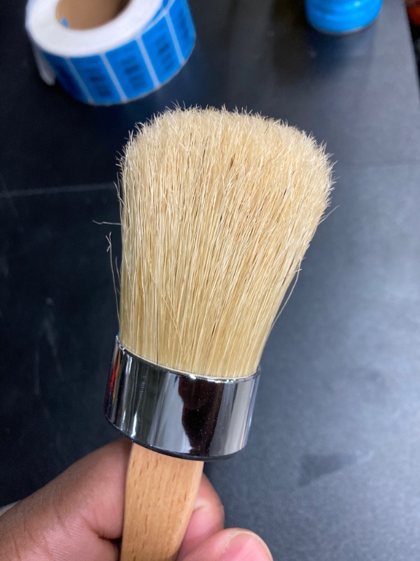 Photo 3 of 1.875 in. Chalk Decorative Oval Paint Brush