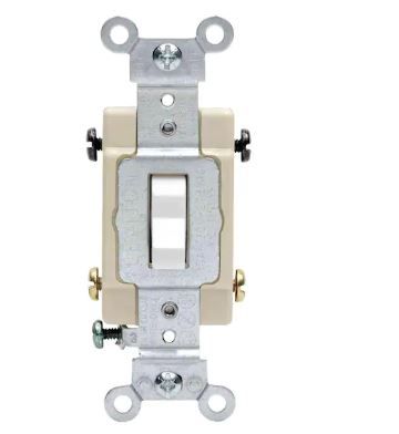 Photo 1 of 20 Amp 4-Way Preferred Toggle Switch, White