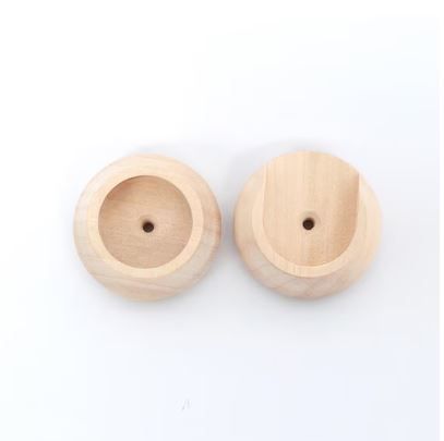 Photo 1 of 1.31 in. Heavy-Duty Wood Closet Rod Pole Sockets (2-Piece)