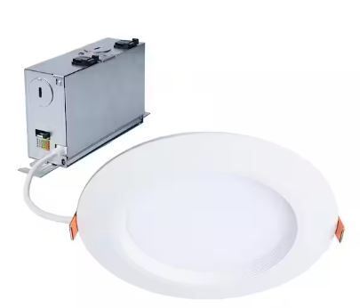 Photo 1 of 
HLBC 6 in. Ultra-Slim Regressed LED Downlight Selectable CCT with D2W Option
