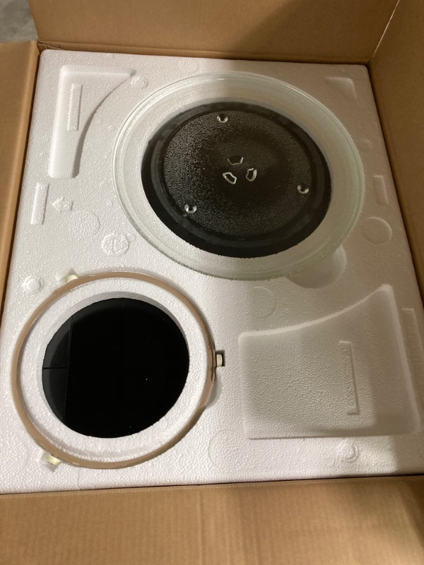 Photo 2 of 1.6 cu. ft. Countertop Microwave in Black with Gray Cavity