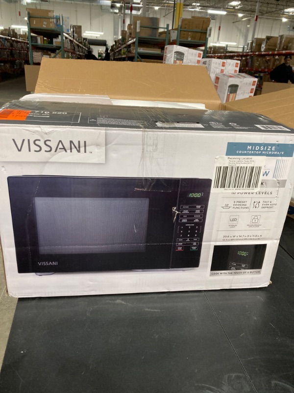 Photo 3 of 1.1 cu. ft. Countertop Microwave Oven in Black