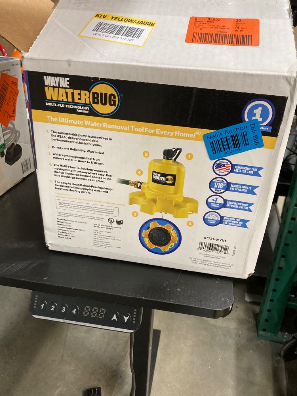 Photo 1 of 0.16 hp. WaterBUG Submersible Utility Pump with Multi-Flo Technology