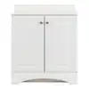 Photo 1 of 
Glacier Bay
31 in. W x 19 in. D x 35 in. H Single Sink Freestanding Bath Vanity in White with White Cultured Marble Top