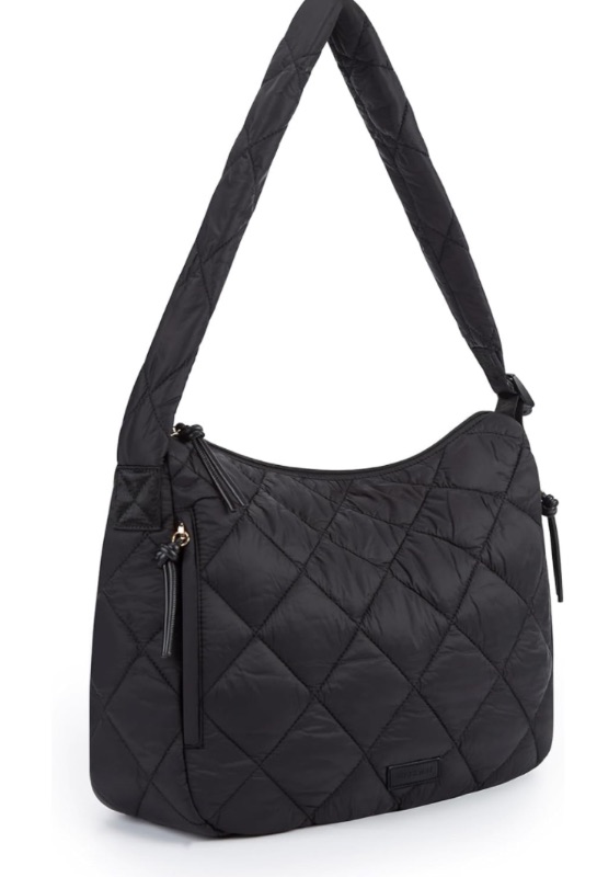 Photo 1 of Missnine Quilted Puffer Bag for Women with Adjustable Strap Puffy Tote Shoulder Bag Large Carryall Crossbody Purse Hobo Bags