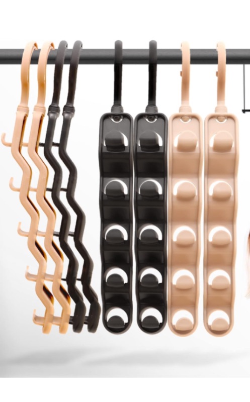 Photo 1 of 8 Pack-Closet Organizers and Storage,College Dorm Room Essentials,Sturdy Plastic Space Saving Hangers,Magic Closet Organization Clothe Hanger,Home Essentials Space Saving Hangers